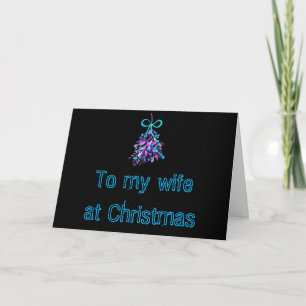 **LOVE YOU MORE THAN FOOTBALL** CHRISTMAS CARD
