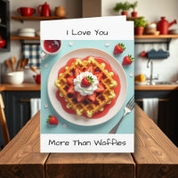 Love you more than Waffles | Happy Anniversary