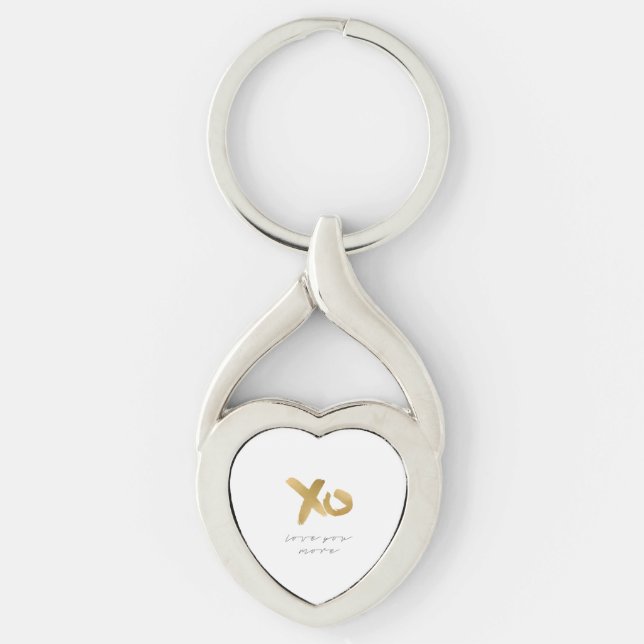 Love You More Timeless Classic  Key Ring (Front)