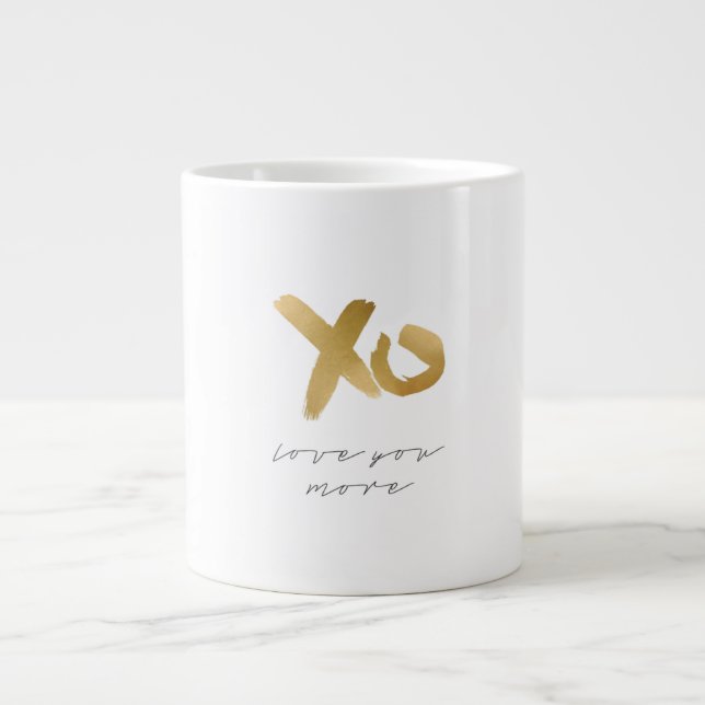 Love You More Timeless Classic  Large Coffee Mug (Front)