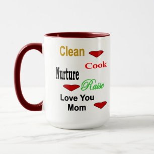 Love You Mum 2 tone Mug