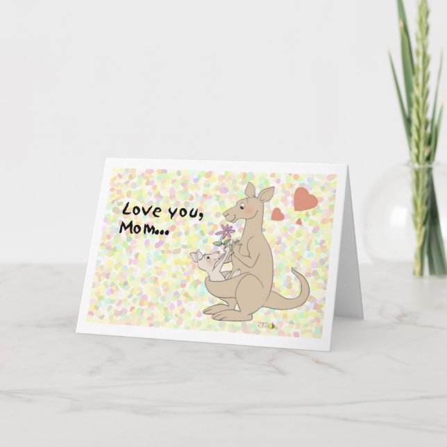 Love you, mum... card (Front)