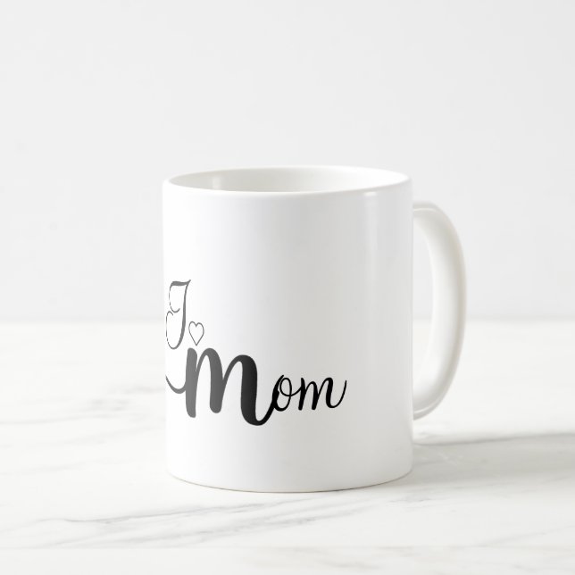 Love You Mum Coffee Mug (Front Right)