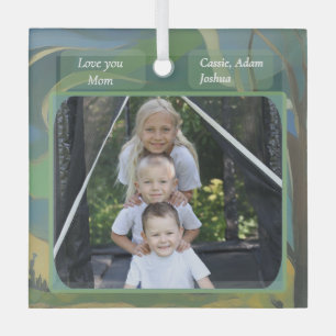 Love You Mum Custom Children Photo Ornament