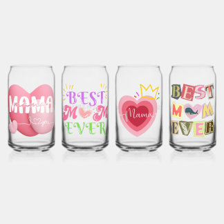 Love You Mum - Custom Glasses Set for Thankful Mum