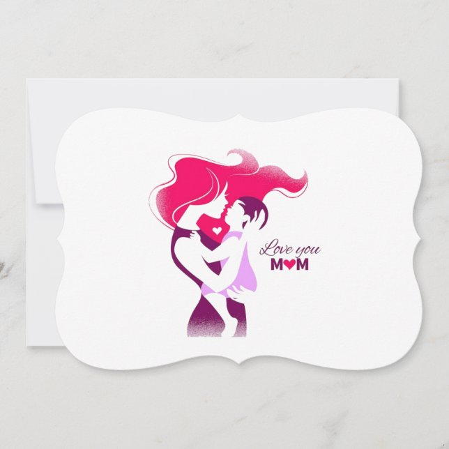 Love You Mum - Cute & Heartfelt Mother's Day Desig (Front)