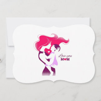 Love You Mum - Cute & Heartfelt Mother's Day Desig