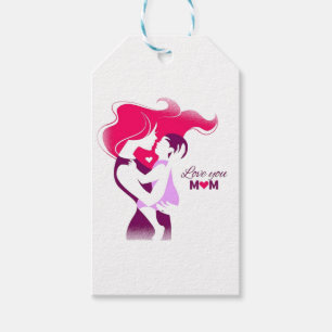 Love You Mum - Cute & Heartfelt Mother's Day Desig Gift Tags