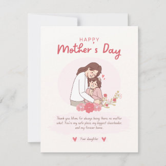Love you mum Greeting Card | Mother's Day Card