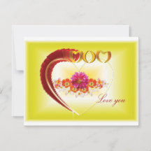 Love You Mum Happy Mother's Day Card