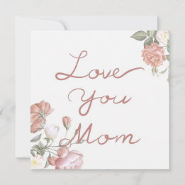 Love You Mum Holiday Card
