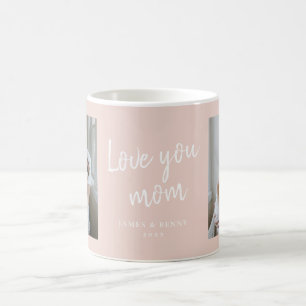 Love you mum modern Mother's Day  Coffee Mug