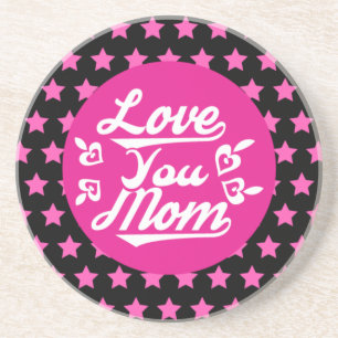 Love You Mum Mother's Day Design-11996 Coaster