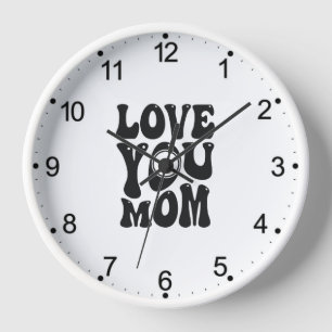Love You Mum Mother's Day Design-51727 Clock