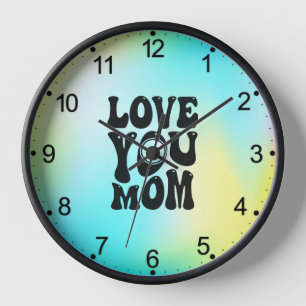 Love You Mum Mother's Day Design-51727 Clock