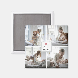 Love You Mum – Personalised Gift Photo Magnet