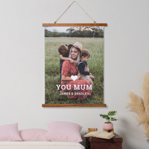 Love You Mum Personalised Photo Wall Art Gift
