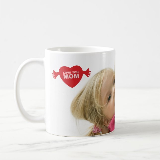 Love you Mum Photo Mug (Left)