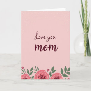 Love You Mum Special Day Card