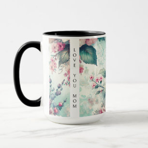 Love You Mum Watercolor Roses Mug