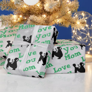 Love you mum wrapping paper