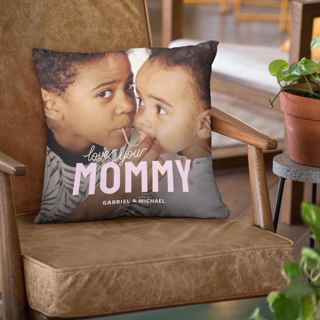 Love You Mummy Photo Cushion (Creator Uploaded)