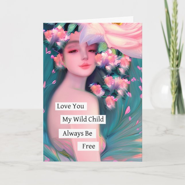 Love You My Wild Child Card (Front)