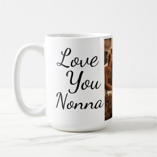 Love You Nonna/Nanna Custom Photo Coffee Mug