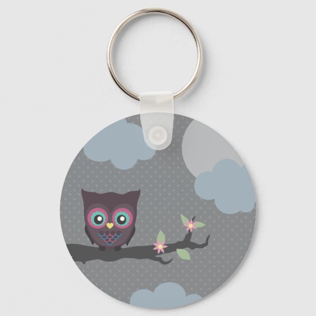Love You Owl-ways! Key Ring (Front)