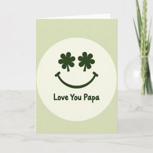 Love You Papa Simple Card