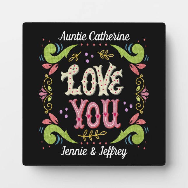 LOVE YOU PLAQUE (Front)
