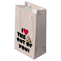 Love You Poo Gift Bag