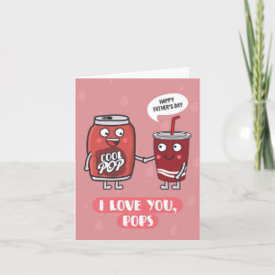 Love You Pops Puns Father's Day Card