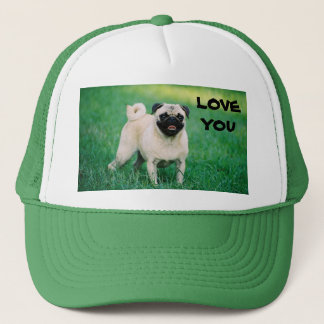 LOVE YOU PUG CAP