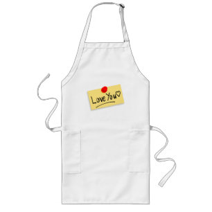 Love You Push Pin Apron