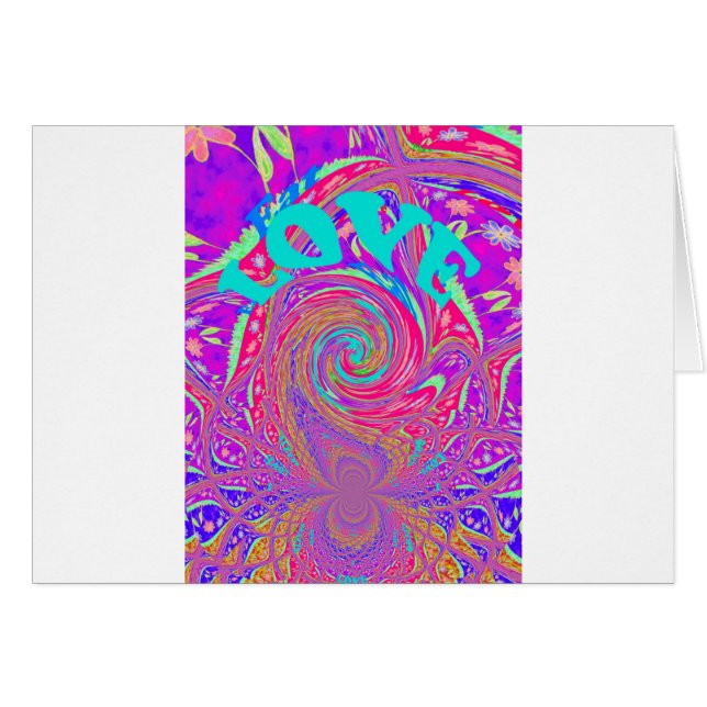 Love You save the date Graphic Text Art Design lov (Front Horizontal)