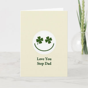 Love You Step Dad Smile Card