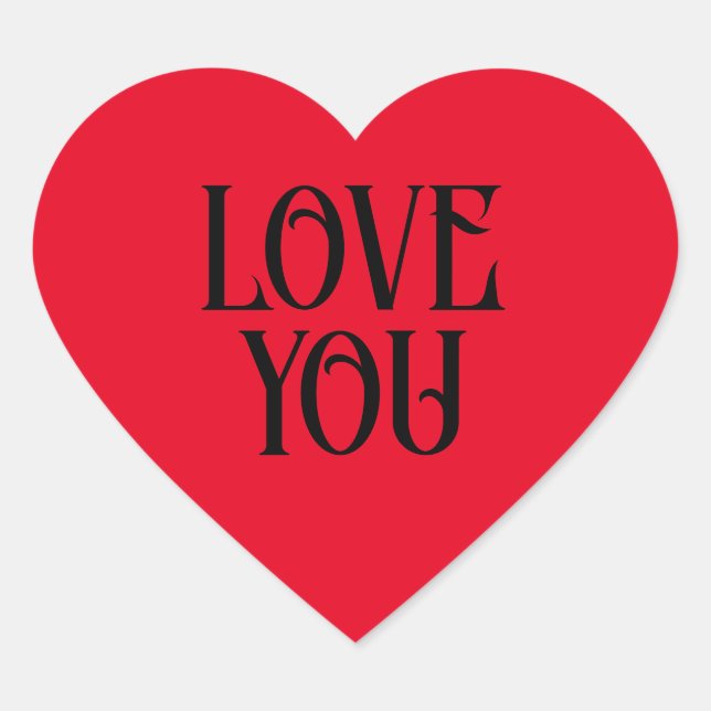 Love You Sticker (Front)