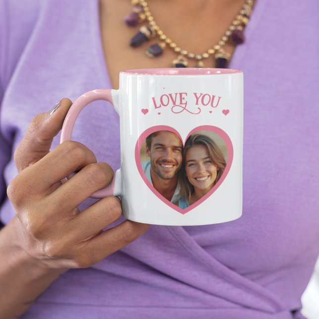 Love You  Sweet Valentine's Day Photos & Message Mug (Love You Sweet Valentine's Day Photos & Message Mug)