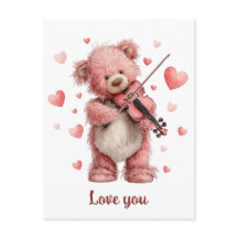 Love You Teddy with Violin