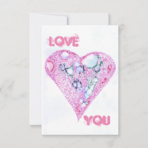 Love you thank you card