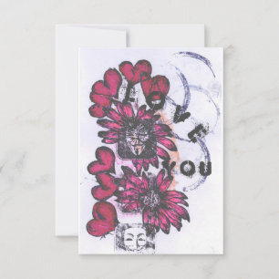 Love you thank you card