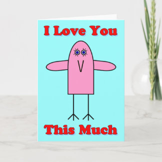 Love You This Much Holiday Card