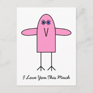 Love You This Much Postcard