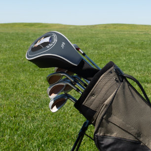 Love You to Rough & Back Grey Custom Photo Golf Head Cover