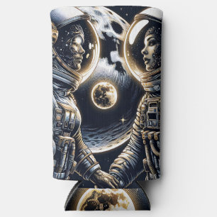 Love You to the Moon and Back   Astronauts Seltzer Can Cooler
