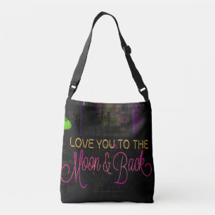 Love you to the moon and back crossbody bag
