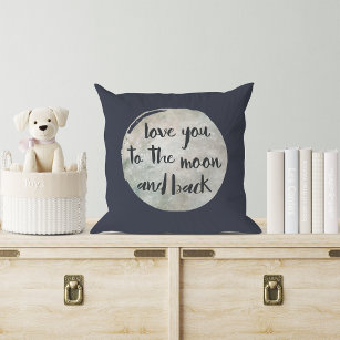 Love You to the Moon and Back Cushion