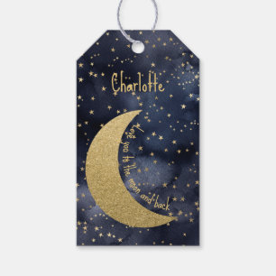 Love You to the Moon and Back Custom Gift Tag