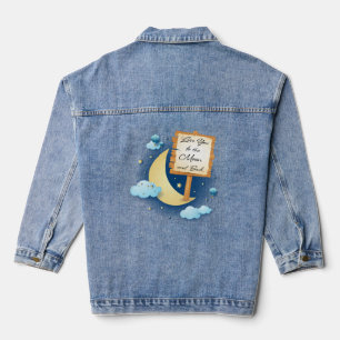 Love You to the Moon and Back Denim Jacket